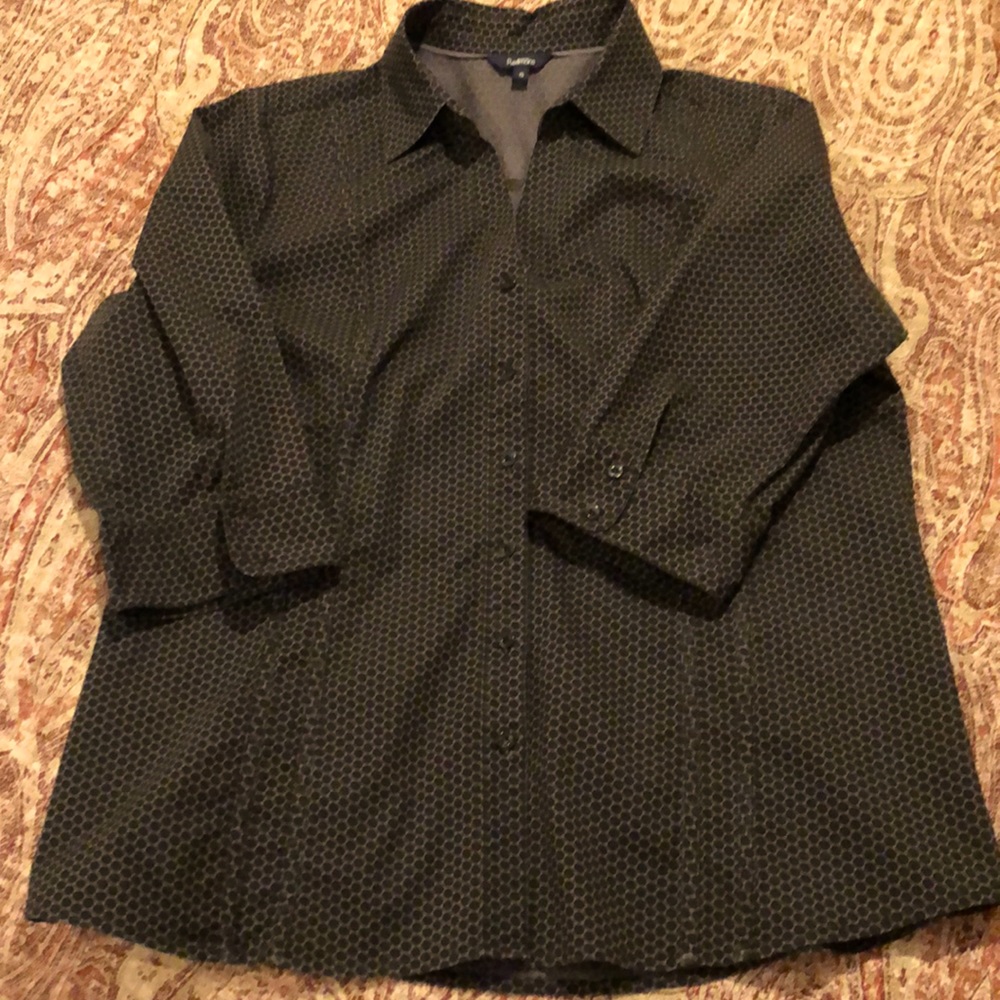 Graphic print blouse